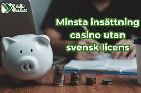 Casino med minsta insättning - Bästa alternativ och tips